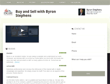 Tablet Screenshot of byronstephens.com